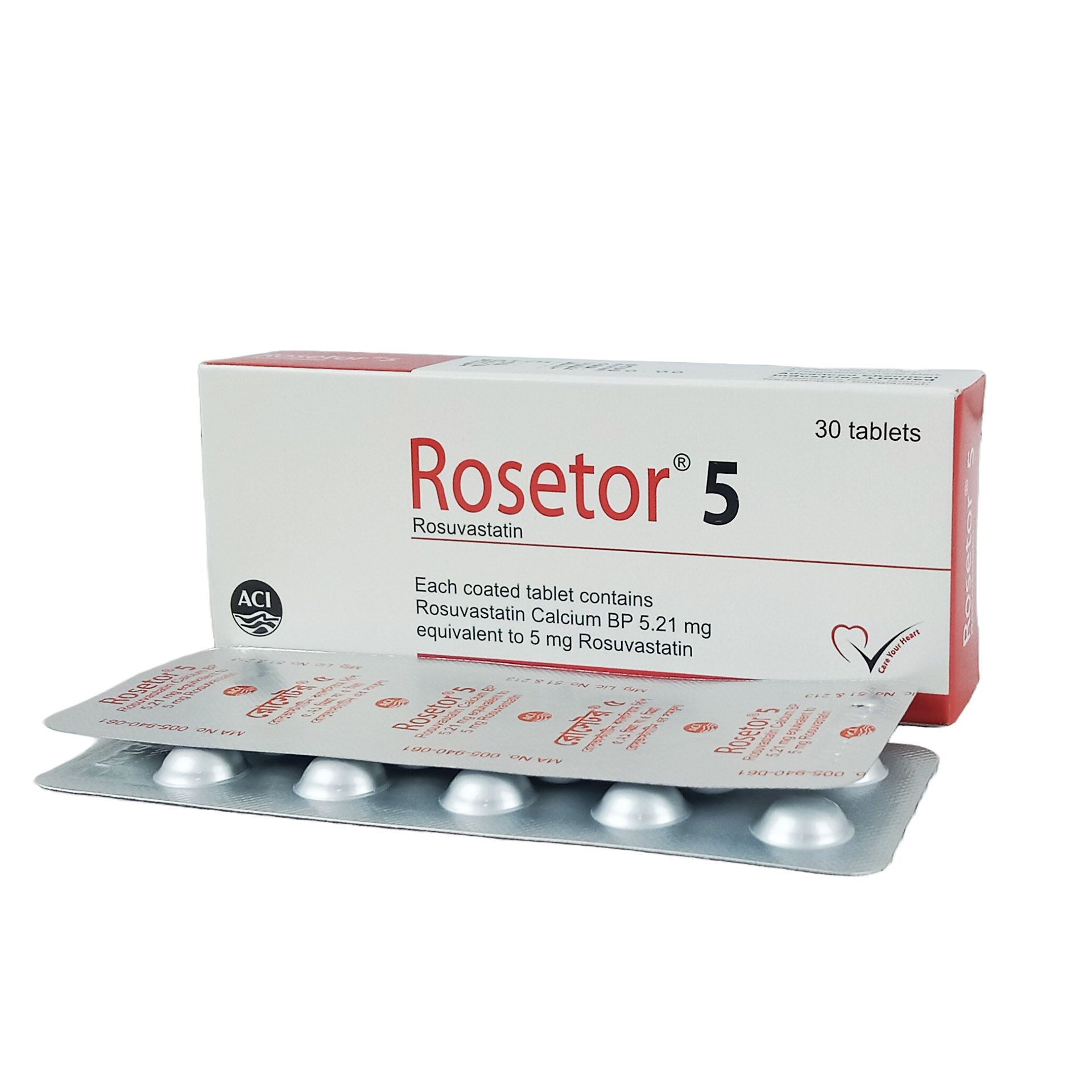 Tablet Rosetor 5mg (30pcs)